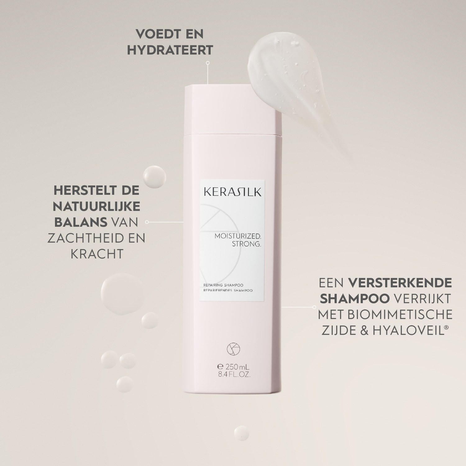 KERASILK matu lakas atjaunojošs šampūns - 75 ml
