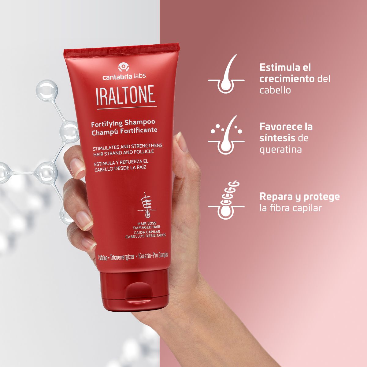 „Iraltone“ stiprinamasis šampūnas Parapharmacy šampūnai