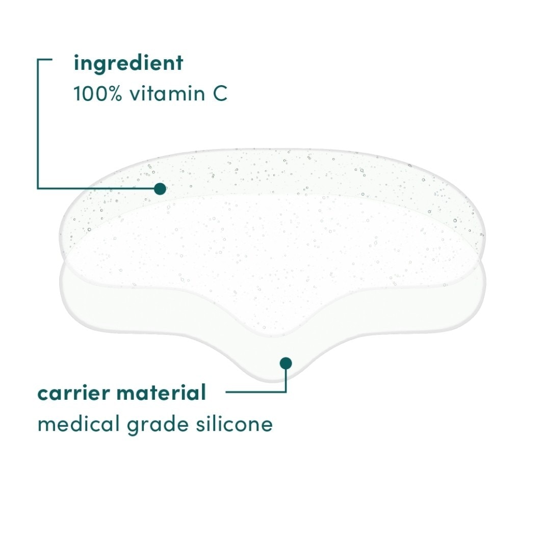 Apricot anti-aging mask, forehead pads with vitamin C – 30 pieces