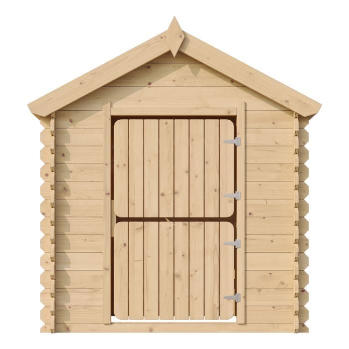 Houten speelhuisje voor kinderen - TIMBELA M516 - Zonder vloer - 112x146xH145cm - 1,1m2