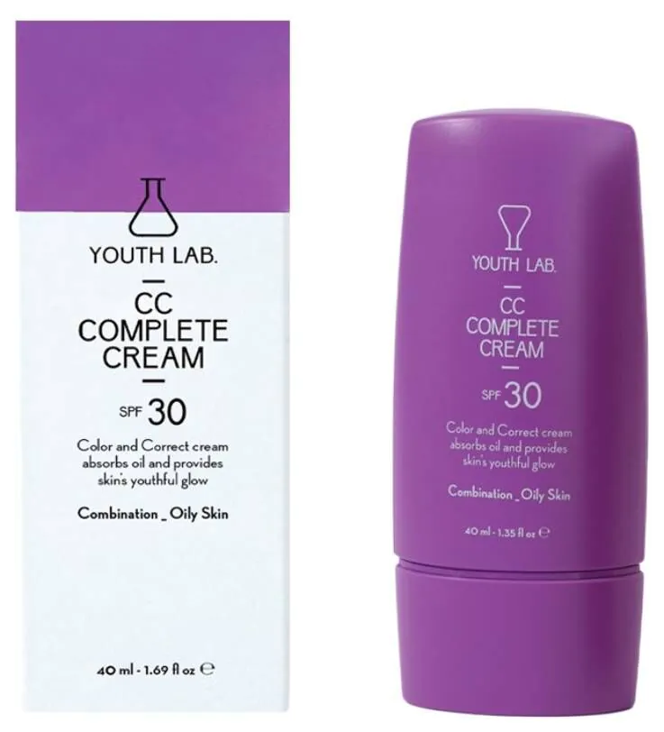 Youth Lab. CC Complete Krem CC SPF 30 dla skóry mieszanej i Tłustej