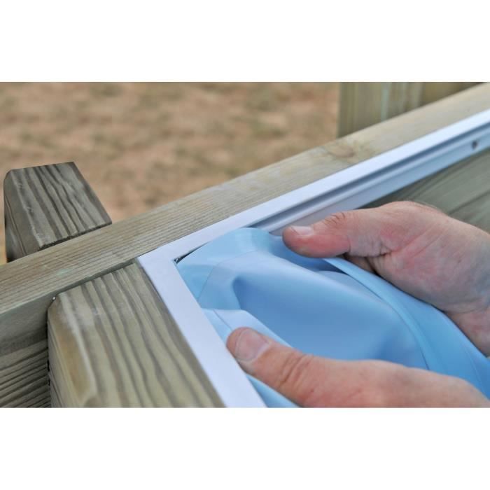 Piscine bois Lemon 3,75 x 2,00 x 0,68 m - Gré