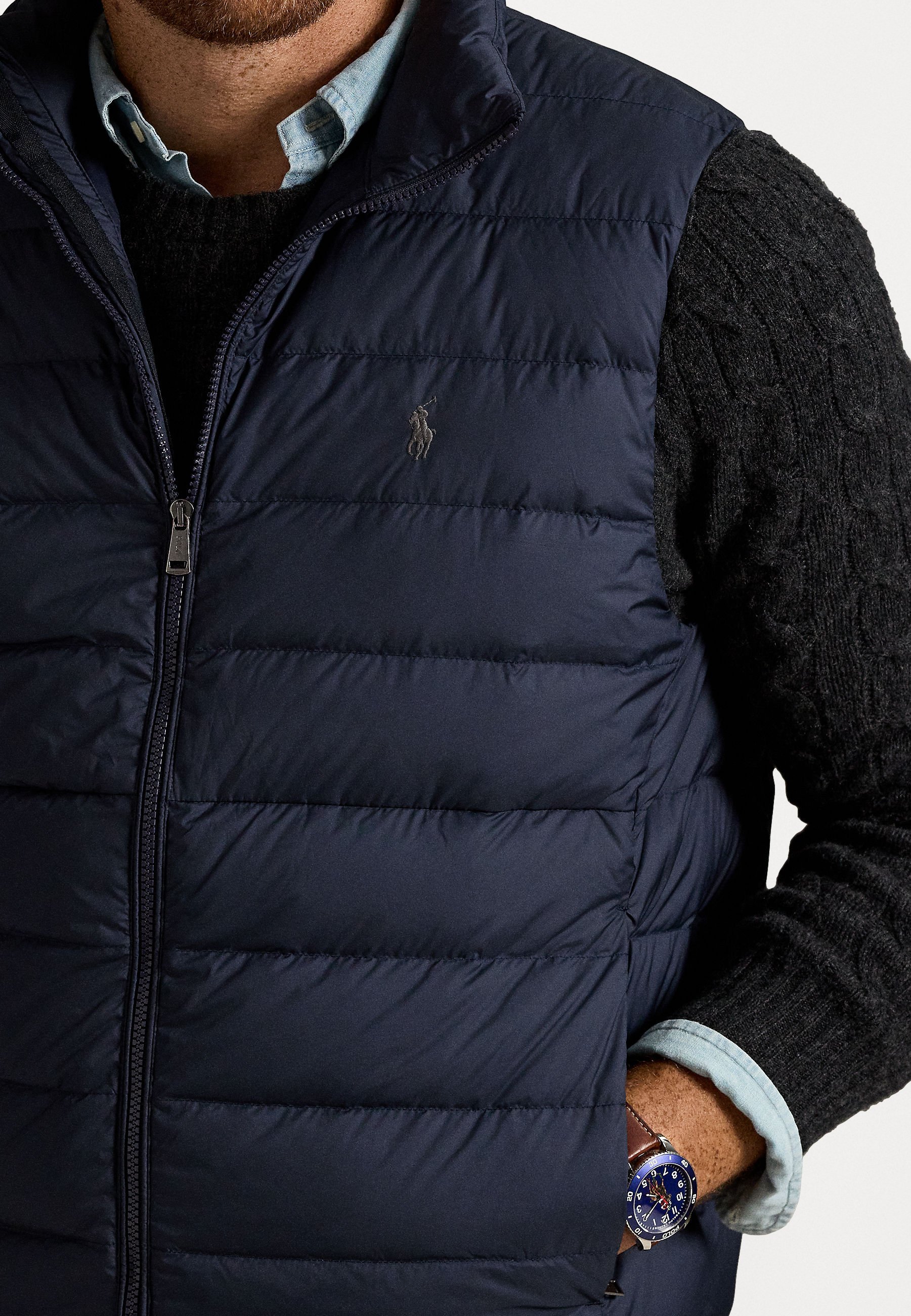 Polo Ralph Lauren Big & Tall INSULATED VEST - Vesta - collection navy