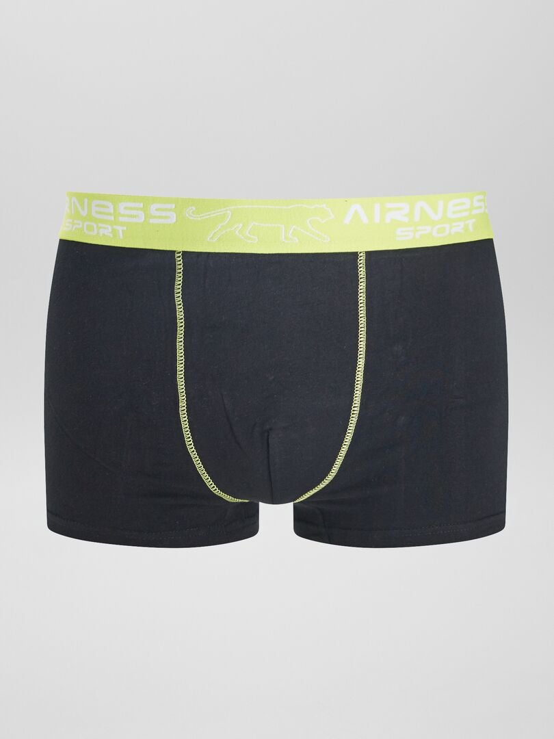 Set de 3 boxeri „Airness” cu curea - NEGRU