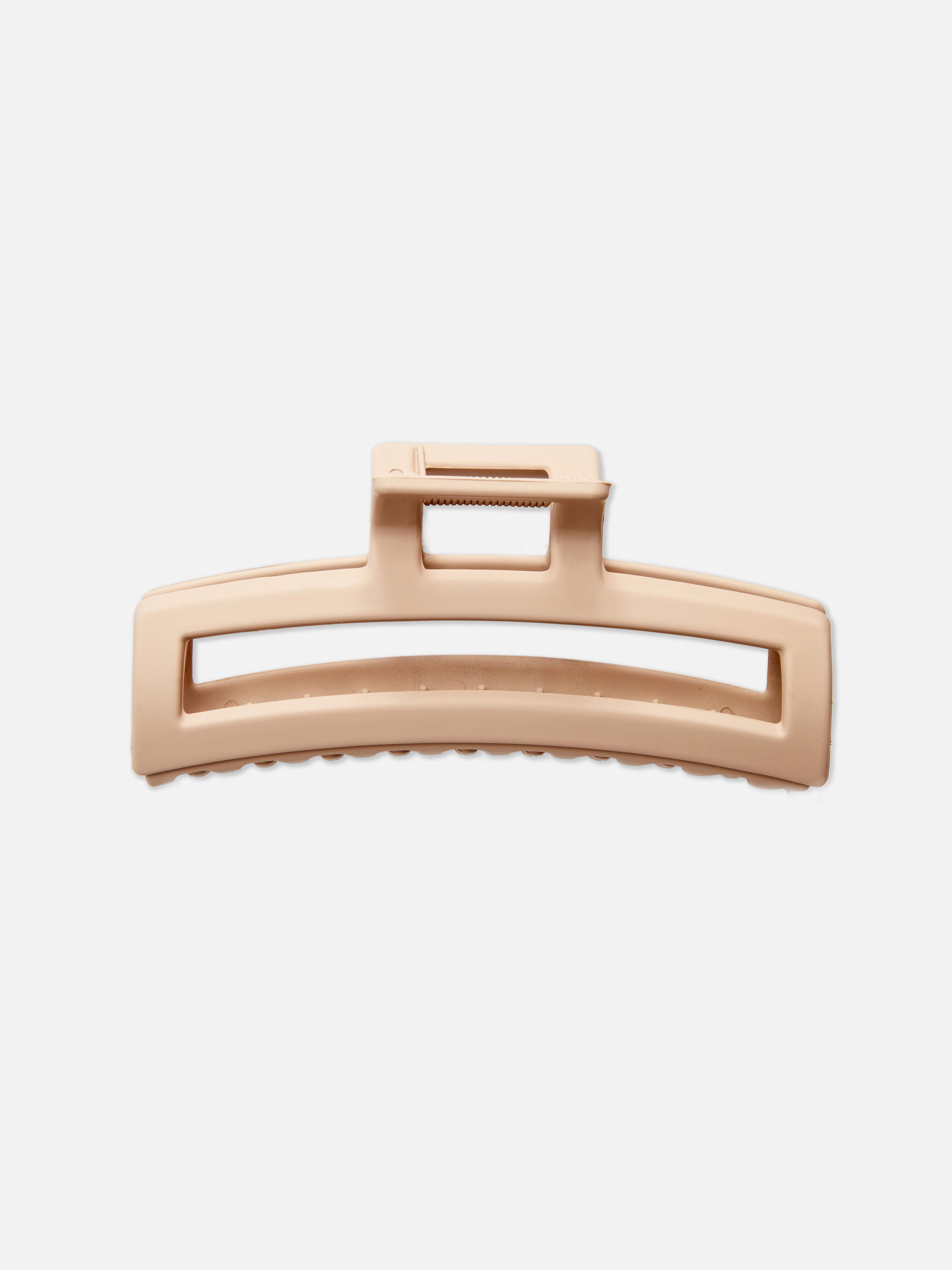 Gebogene rechteckige Haarspange Mit dieser klassischen Haarspange in gebogenem Design bleiben lange Haare an Ort und Stelle.