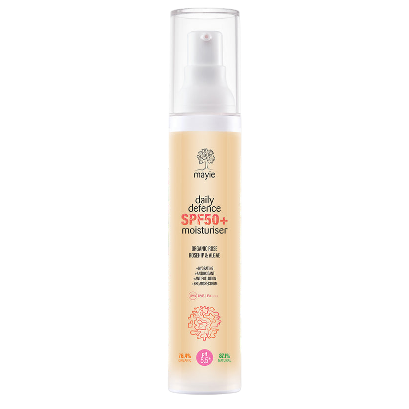 Crème hydratante Mayie Daily Defense avec protection solaire