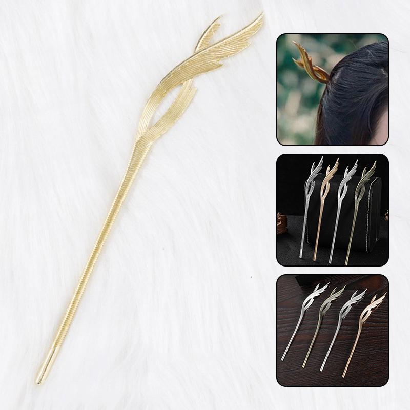 Grampos de cabelo de metal antigo, acessórios de cabelo femininos, grampos de liga metálica, estilo chinês, bijuterias da moda, acessórios para cabelo femininos.