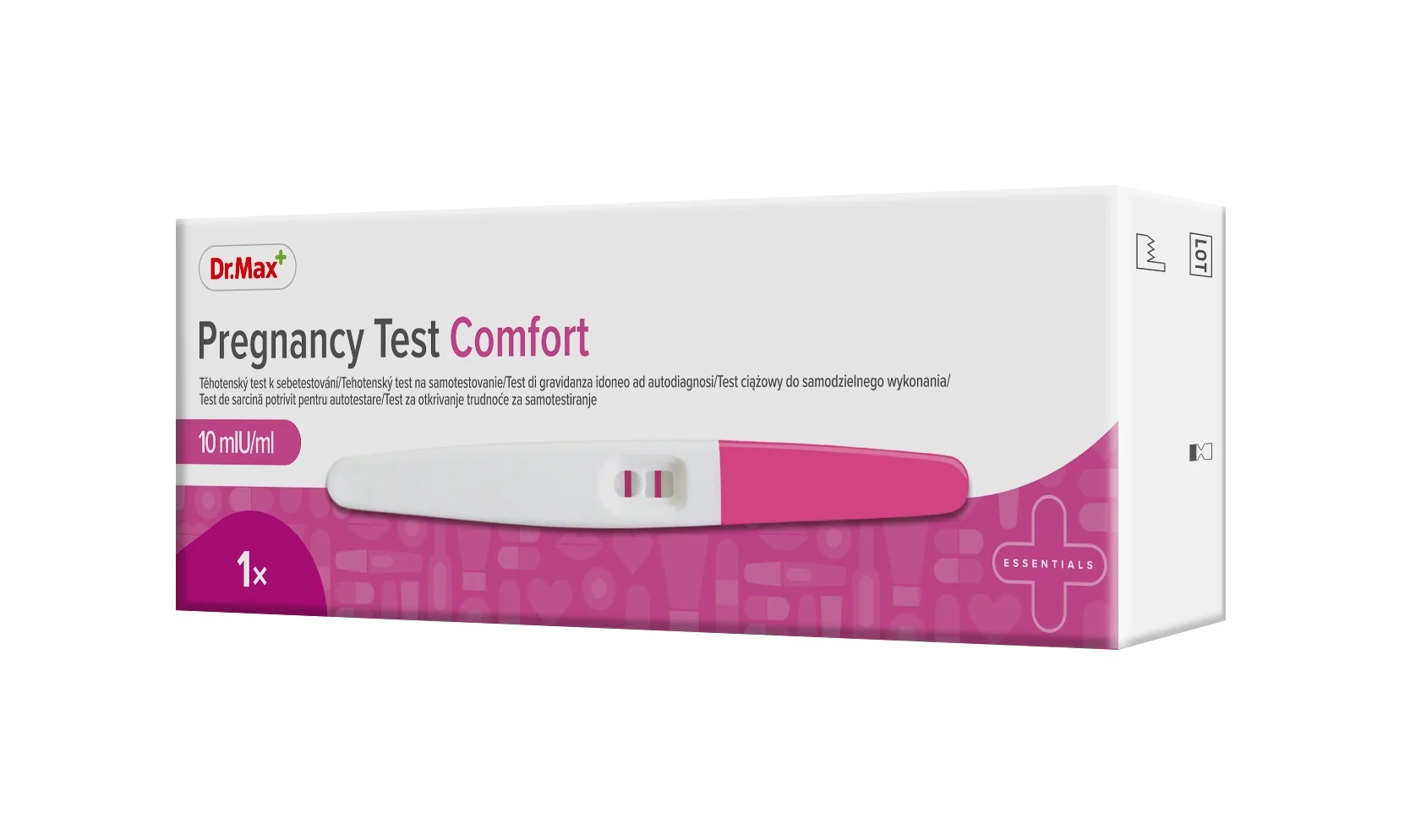DR. MAX Dr.Max Comfort zwangerschapstest: resultaat binnen 5 minuten