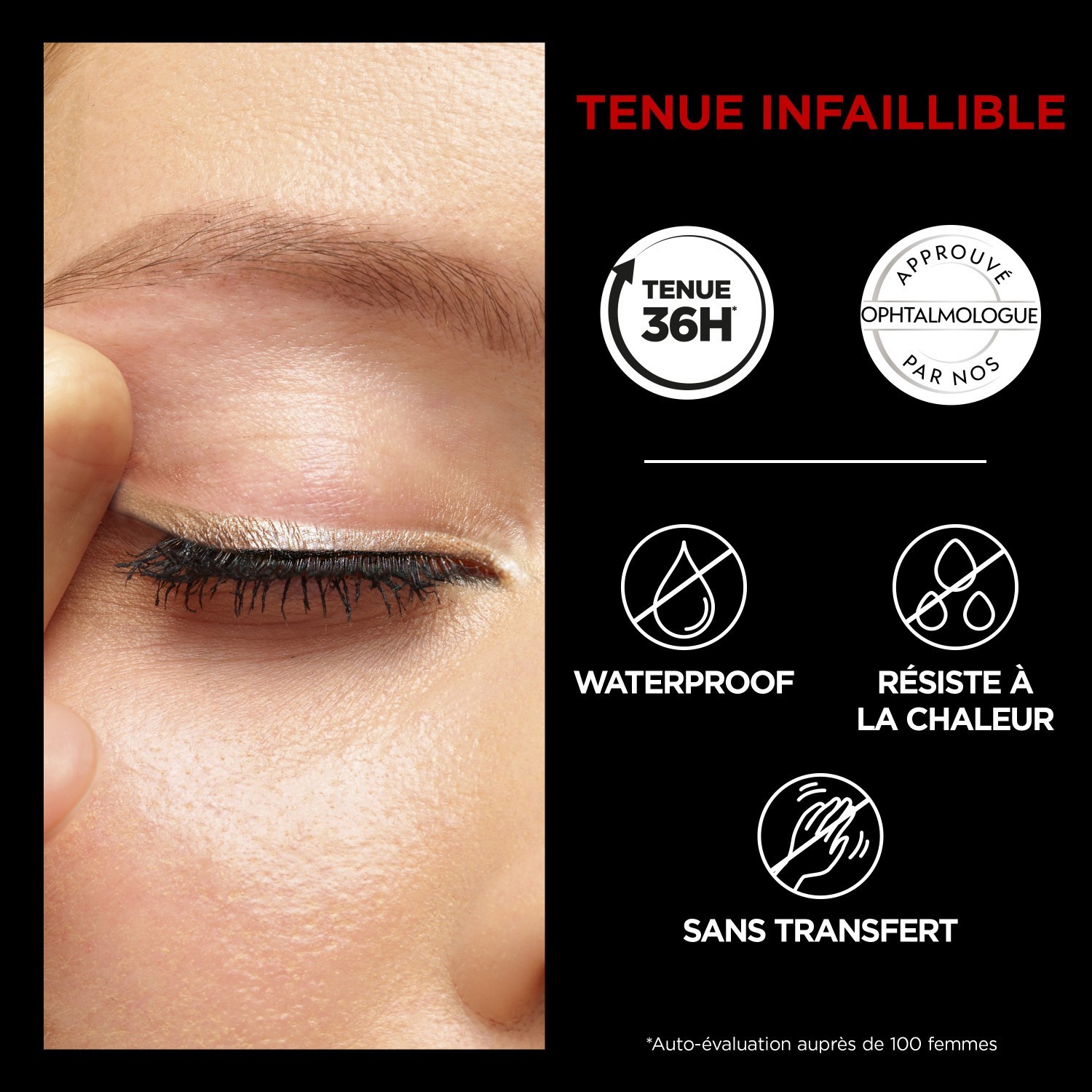 L’Oréal Paris Eyeliner mine rétractable waterproof tenue jusqu'à 36H*
