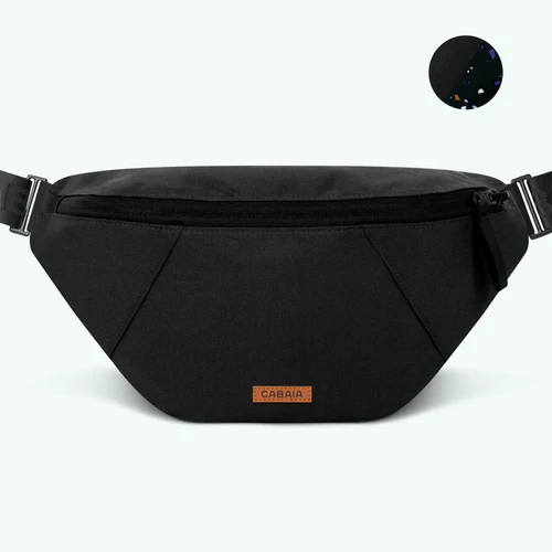 Cabaia Large Berlin black fanny pack