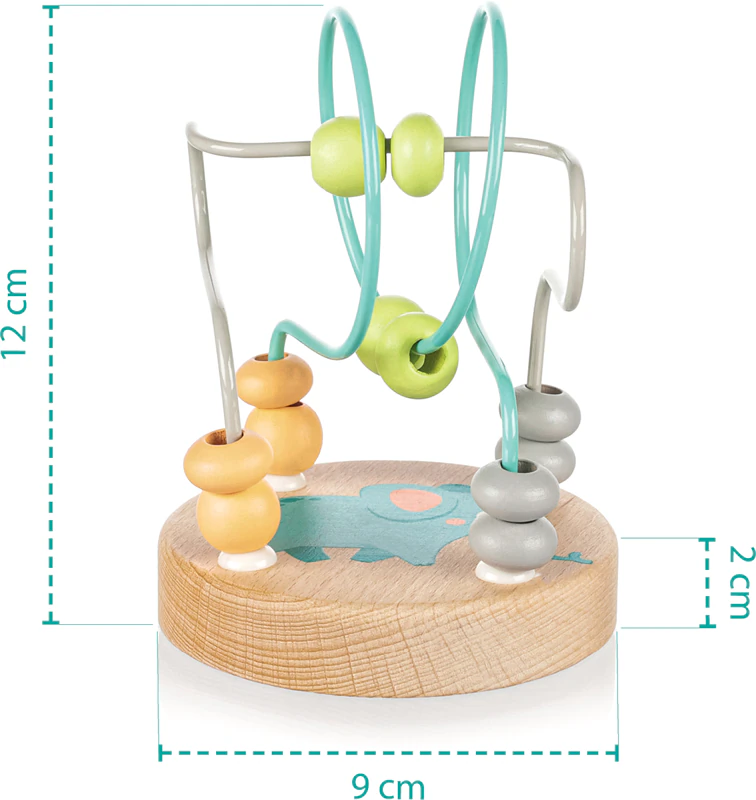 Brinquedo educativo de madeira Zopa para atividades.