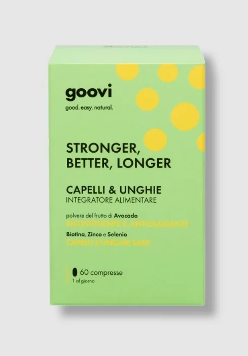 GOOVI Goovi Cheveux et Ongles - 60 comprimés Complément alimentaire pour les cheveux et les ongles