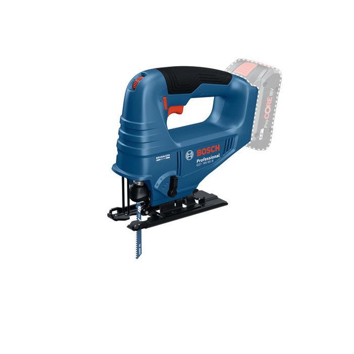 Serra tico-tico - BOSCH - GST 18V-95 B - Compacta e leve - Ação pendular de 4 posições - Motor sem escovas