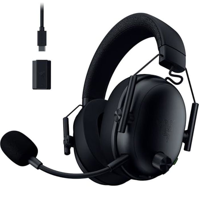 Razer BlackShark V3 - Wireless Headset for Esports - 50mm Titanium Drivers - Detachable HyperClear Microphone - THX Spatial