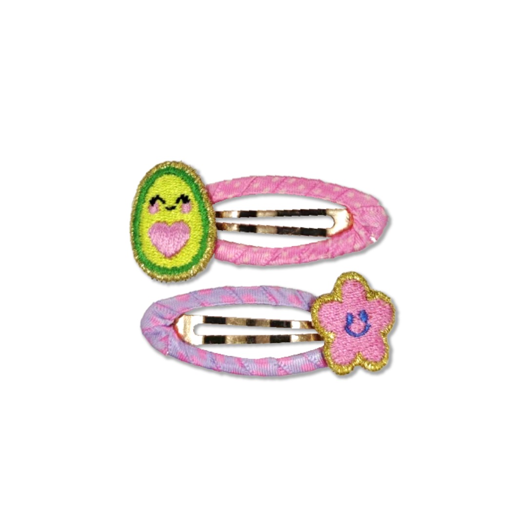 Unsichtbare Haarspange Clipstar KIDS Frutti Avocado - 1 Stück