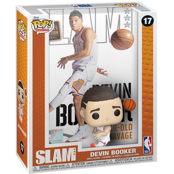 Figurine de collection - FUNKO - NBA Cover Slam Devin Booker - Multicolore - Garantie 2 ans - Intérieur