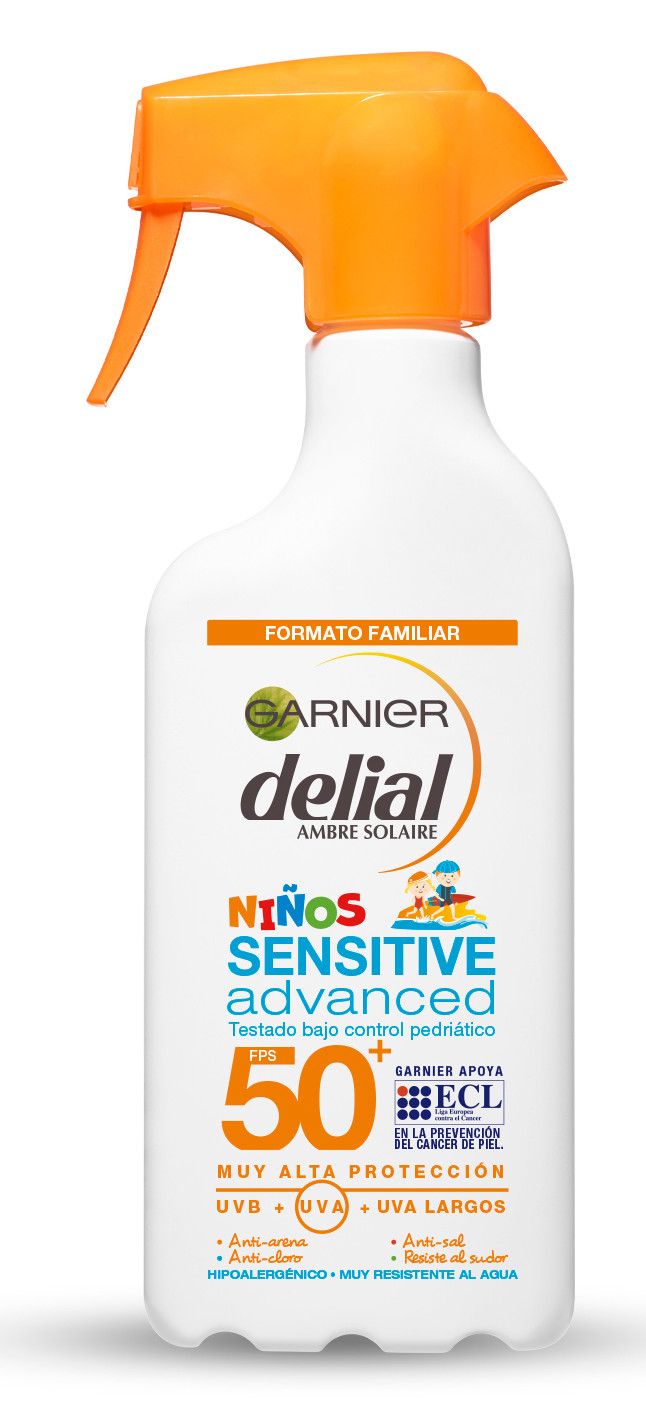 Delial opaľovací sprej s vysokou ochranou SPF50 pre deti Ochrana detí