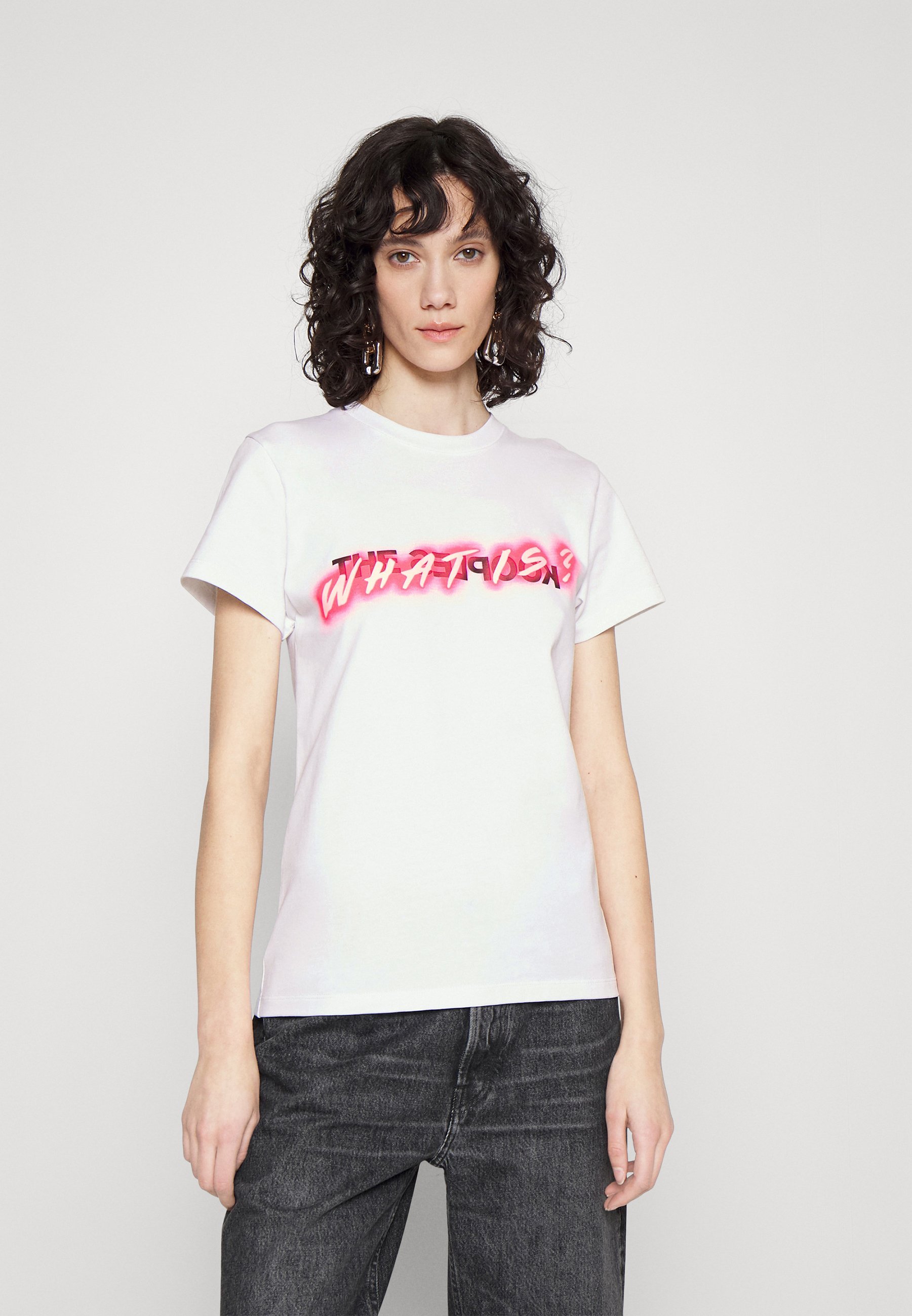 The Kooples Print T-Shirt – weiß