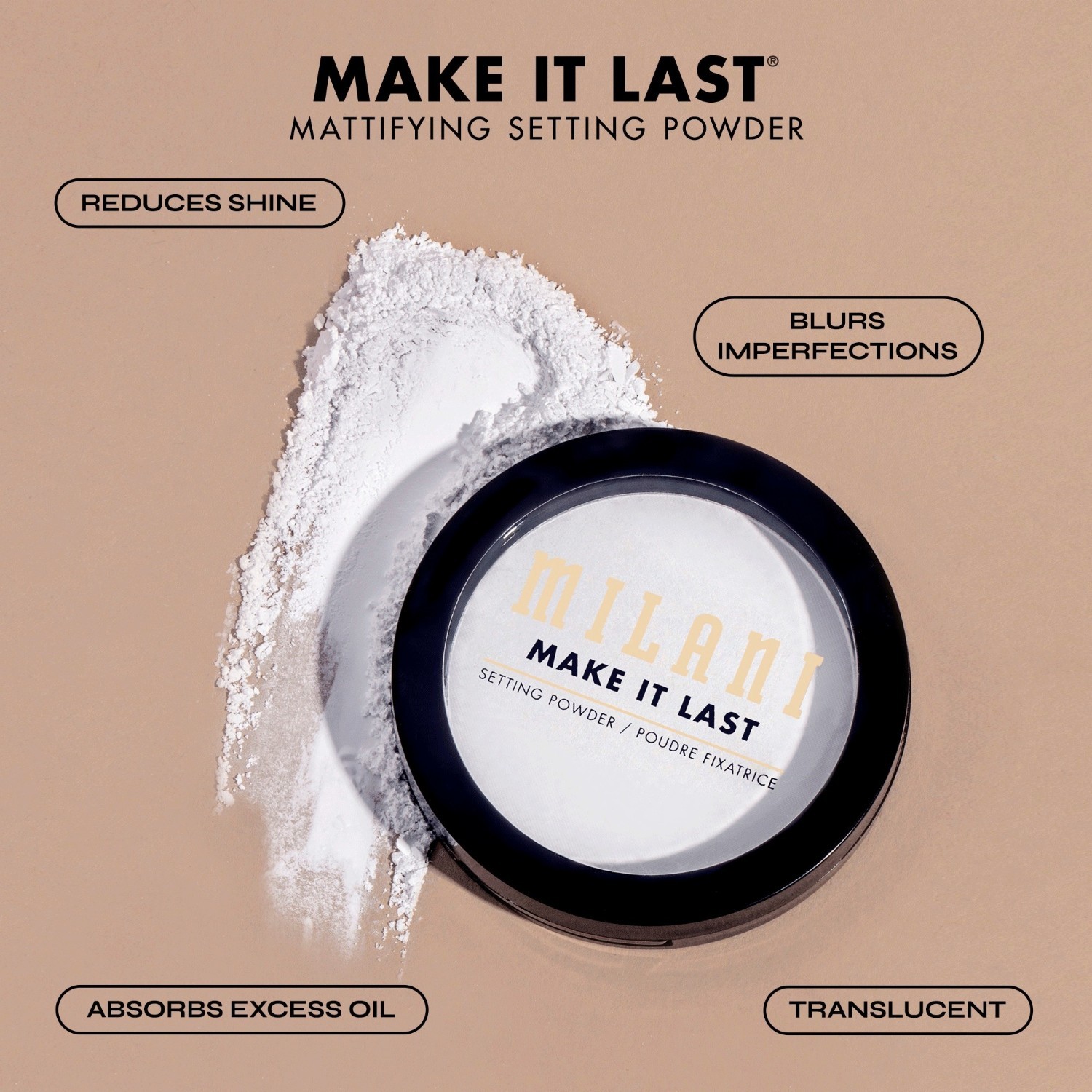 Milani Powder Make It Last Fixierpuder – Matt – 8 g