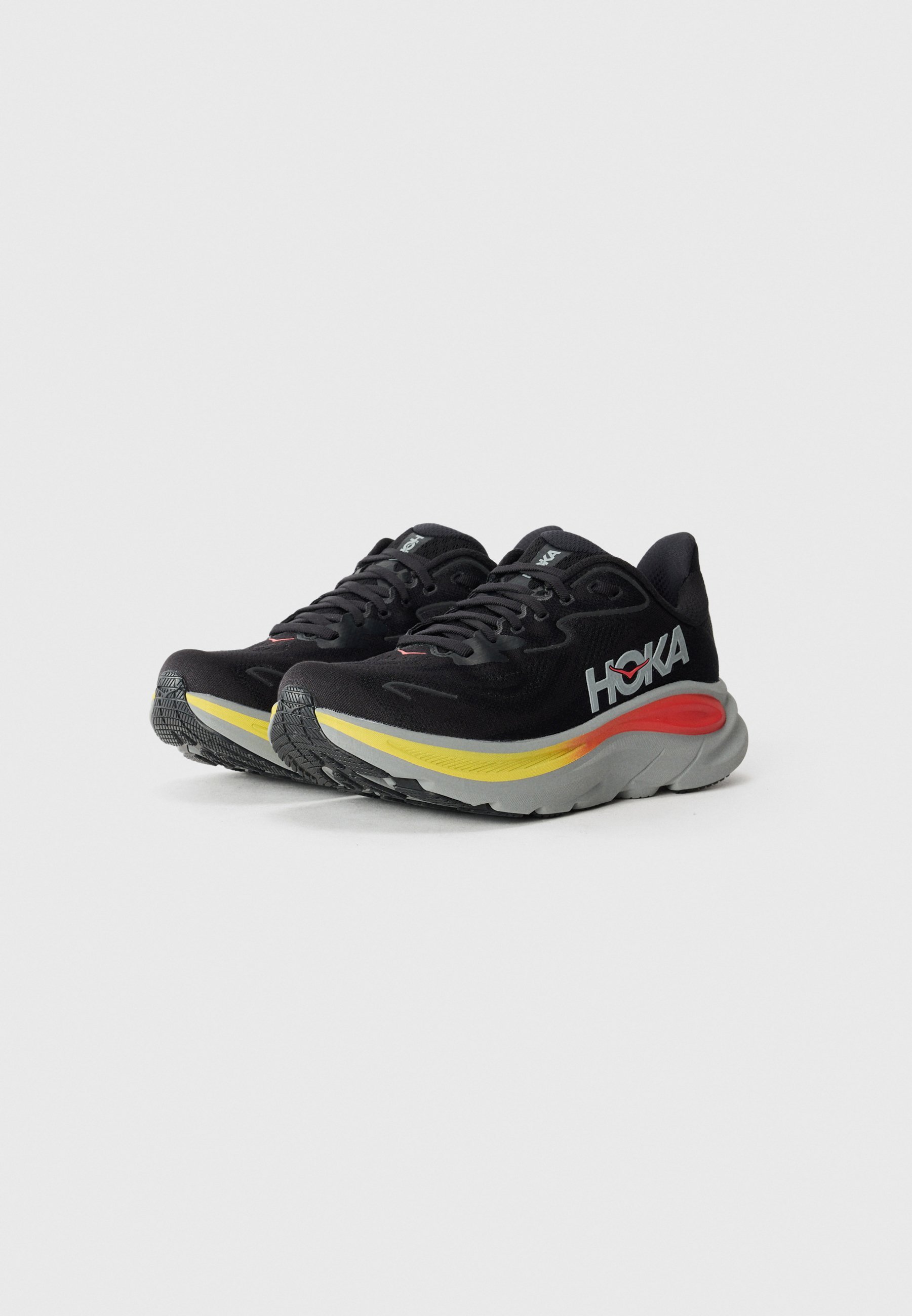 HOKA CLIFTON 10 - Chaussures de running sur route - noir/gris galactique