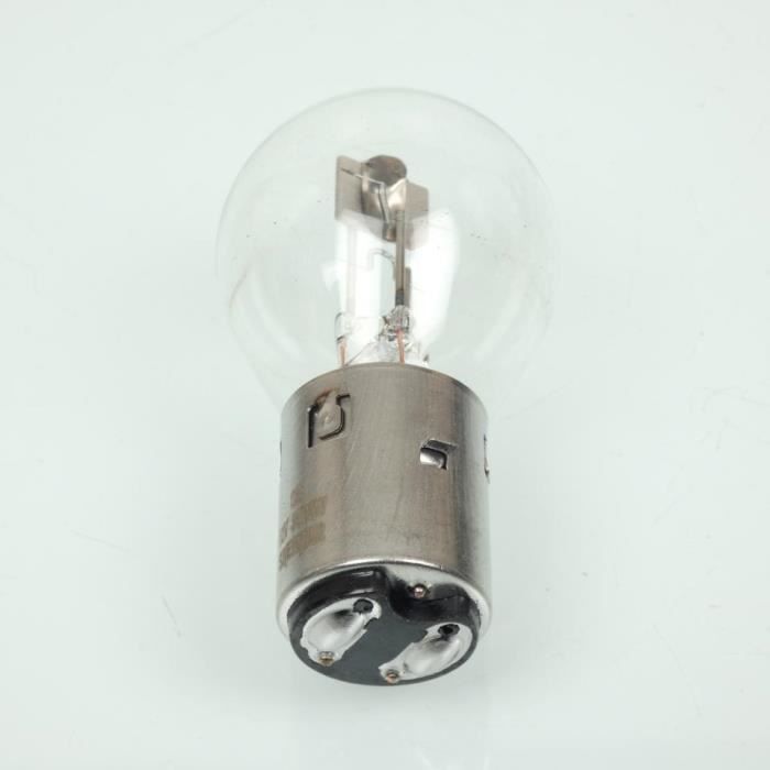 Bombilla blanca RMS de 12V 35/35W BA20D E19 para motocicleta, scooter, quad, coche - Nueva