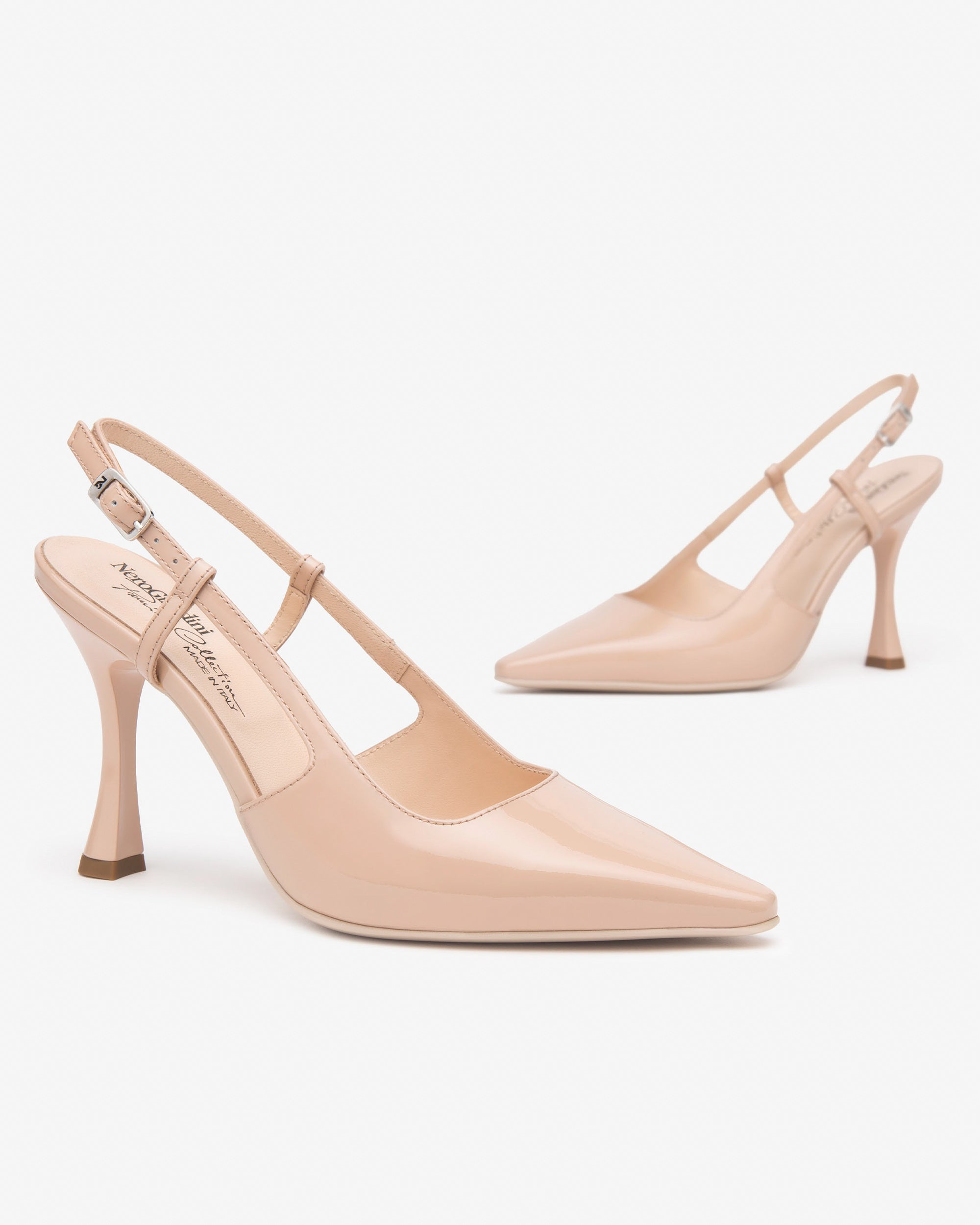  Damen-Pumps aus Lackleder