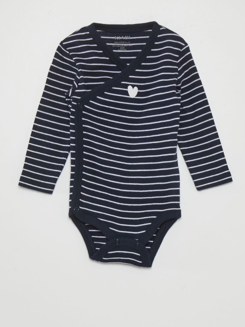Conjunto de 3 bodies estampados - BRANCOS