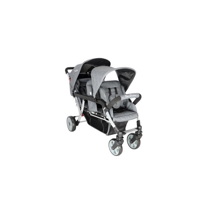 Familidoo Lidoo H3E + Ergondrive Full Gray triple stroller