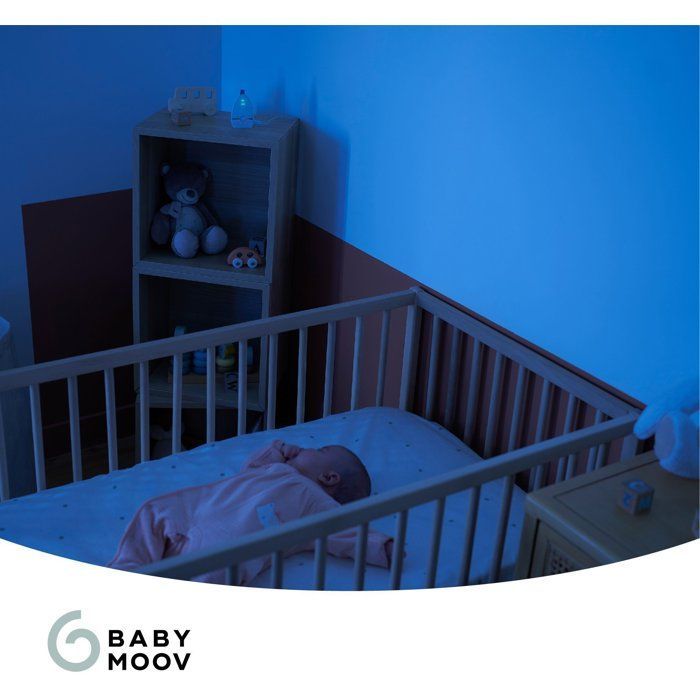 Babyphone - BABYMOOV - Portée 1000 m - Audio Expert Care - Faible émission d'ondes - Détecteur de mouvement & Talkie-Walkie