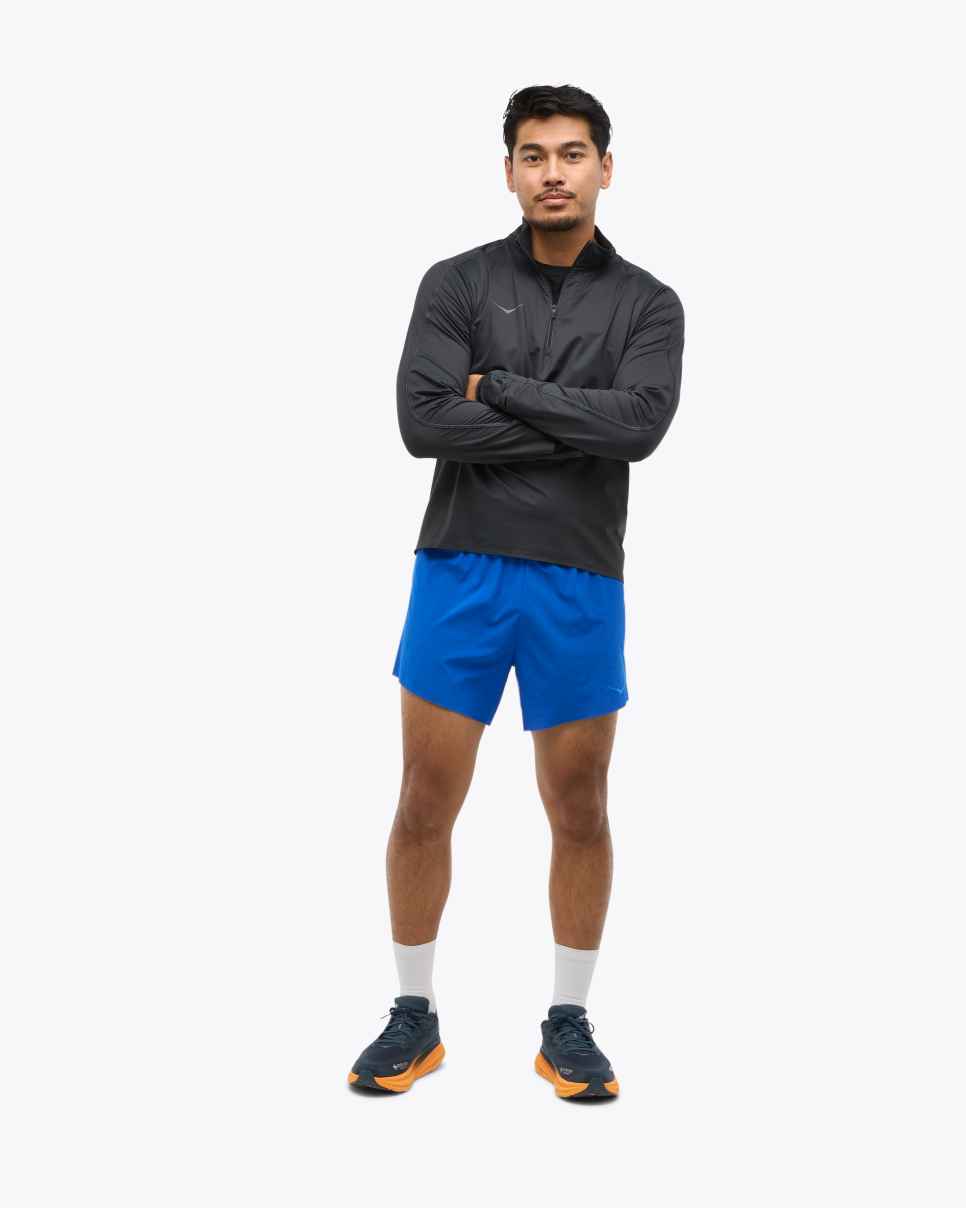 HOKA GlideTech Quarter Zip Zwart