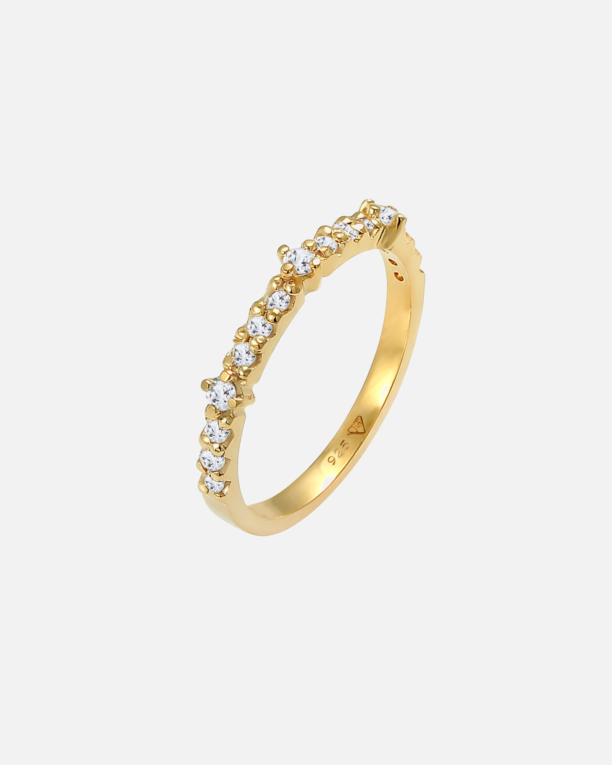 Elli PREMIUM Mémoire des dames Symbole d'amour éternel avec pierres topazes en argent 925