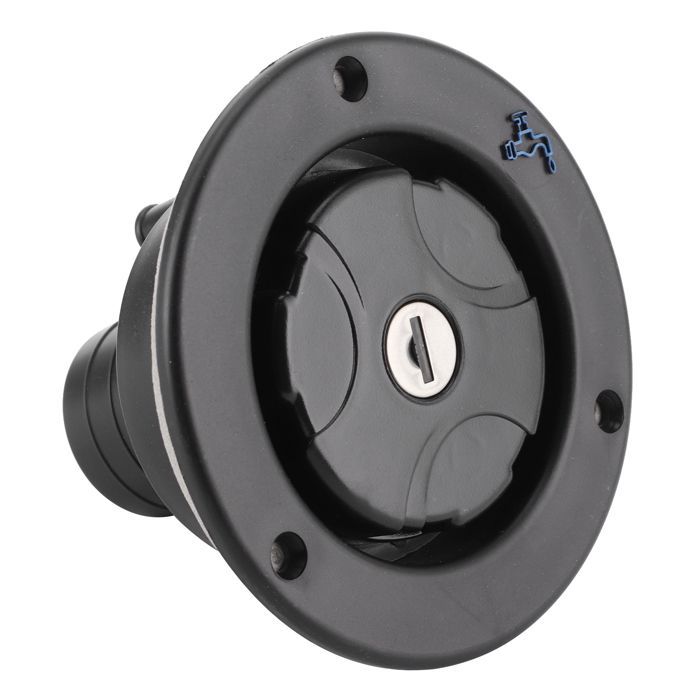 Tapón de llenado de agua con cerradura y hermético, con 2 llaves, para autocaravanas, caravanas y furgonetas camper.