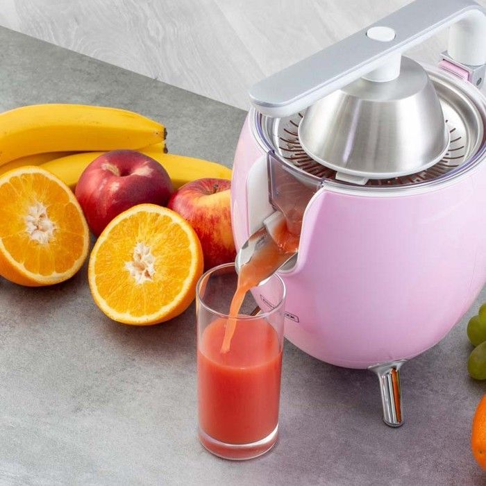 Kitchencook - Presse agrume électrique  550ml - 2 cônes de pressages - Bras articulé - Bec verseur - Filtre acier inoxydable