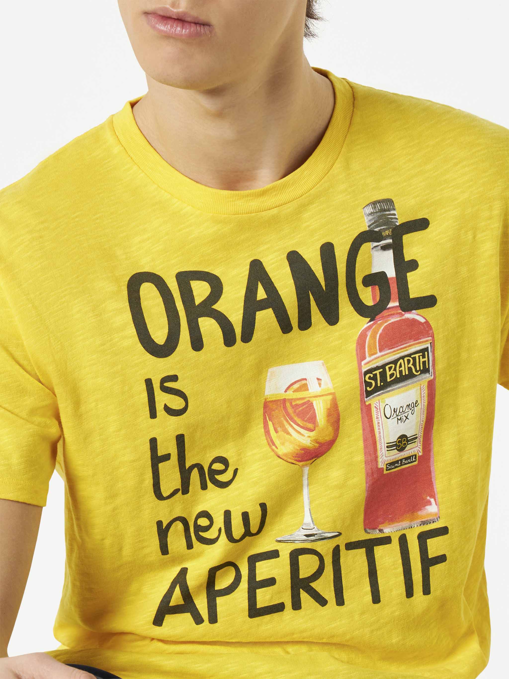 Camiseta de hombre con estampado de aperitivo