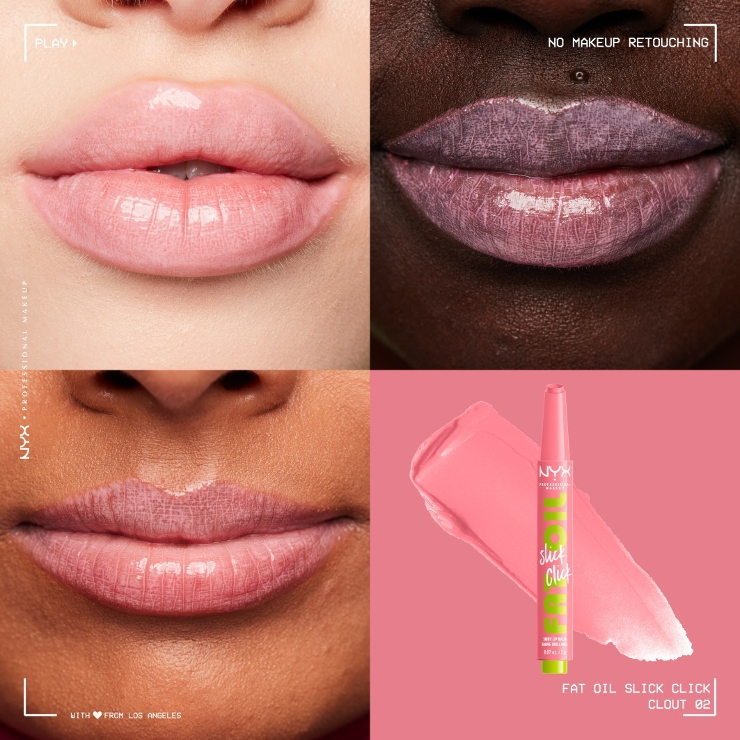 NYX Professional Makeup lūpų balzamas „Fat Oil Slick Click“ – 2 g.