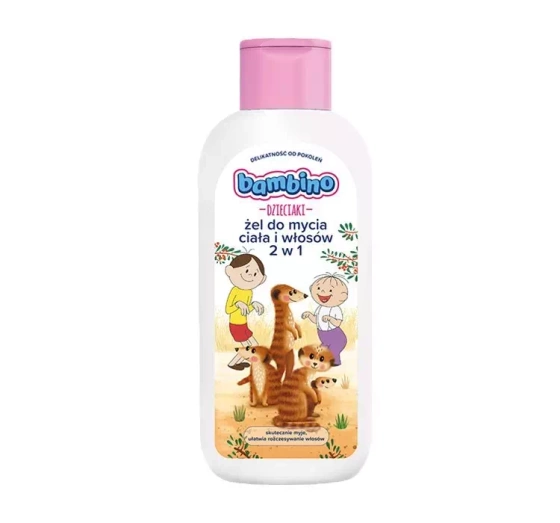 Bambino Dzieciaki Bolek i Lolek żel do mycia ciała i włosów 2w1 400 ml