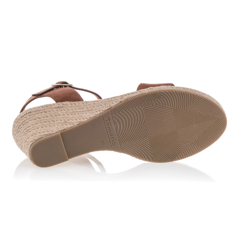 Braune Damen-Espadrilles mit Seilsohle