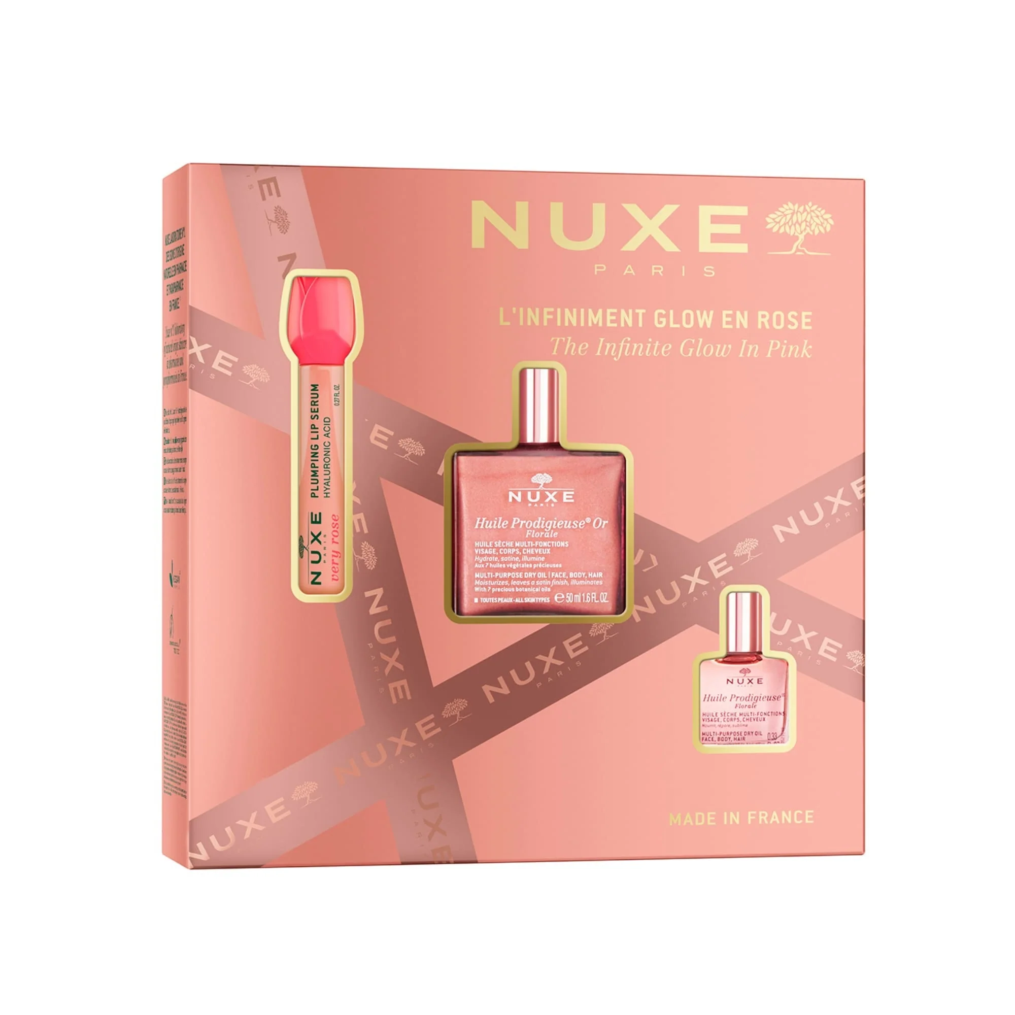 Huile Prodigieuse Cofanetto Huile Prodigieuse® Or Florale Glow - Cofanetti Viso e Corpo, Olio viso nutriente, Olio Corpo