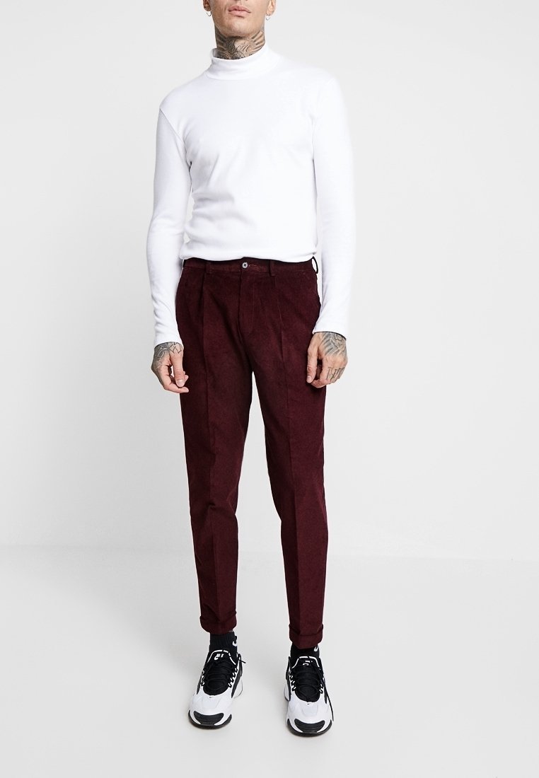 Pantaloni Isaac Dewhirst - bordeaux