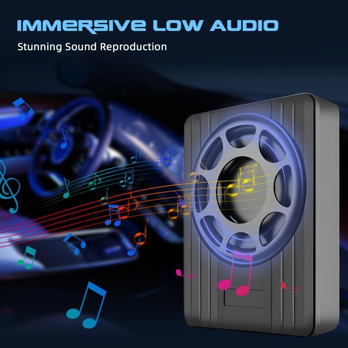 Subwoofer activo ultradelgado de 10