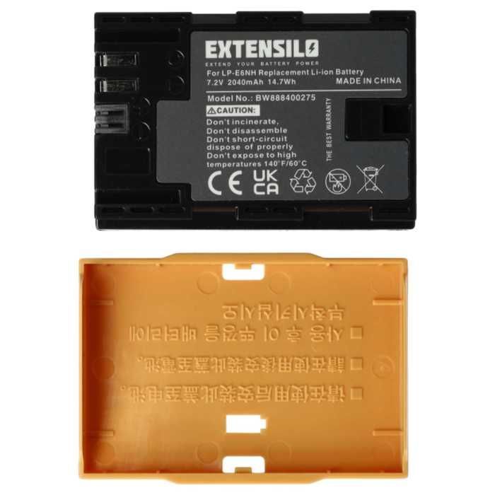 EXTENSILO 3x Battery compatible with Canon EOS 5DS, 5DS R, 60D, 6D Mark II, 5D Mark III, 5D Mark IV, 6D, 5D Mark II, 60Da camera