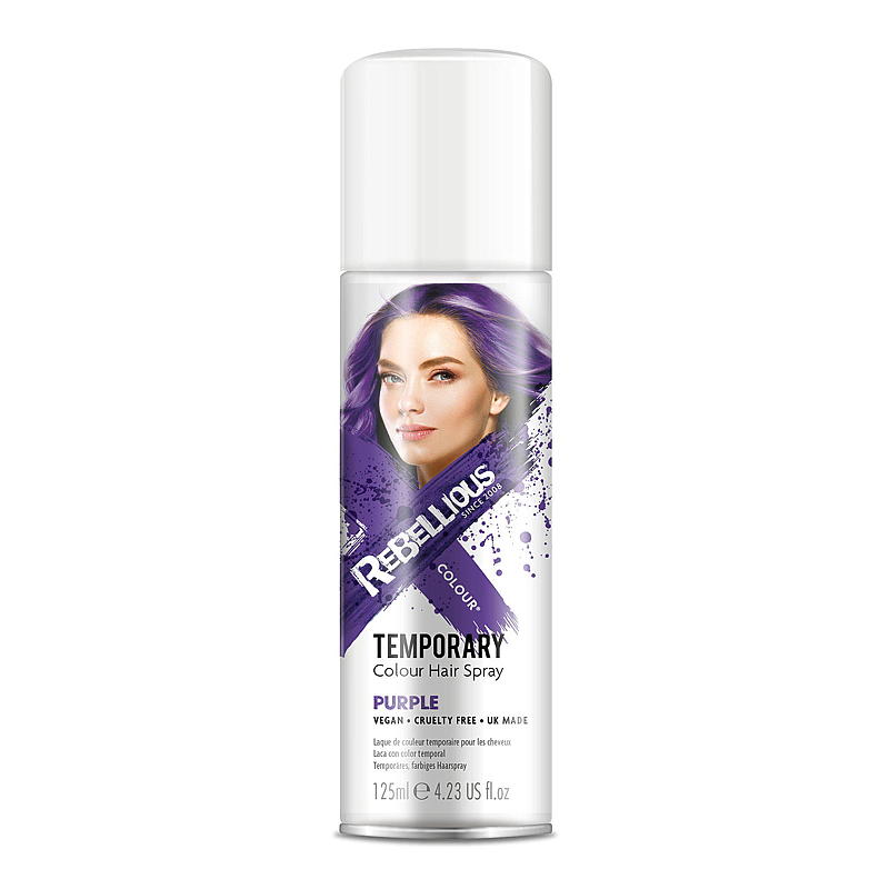 Hårfarvespray 125 ml lilla