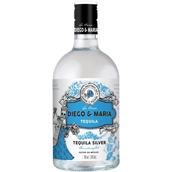 La Casa Diego & María - Tequila Plata - 70 cl - 38,0% Vol.
