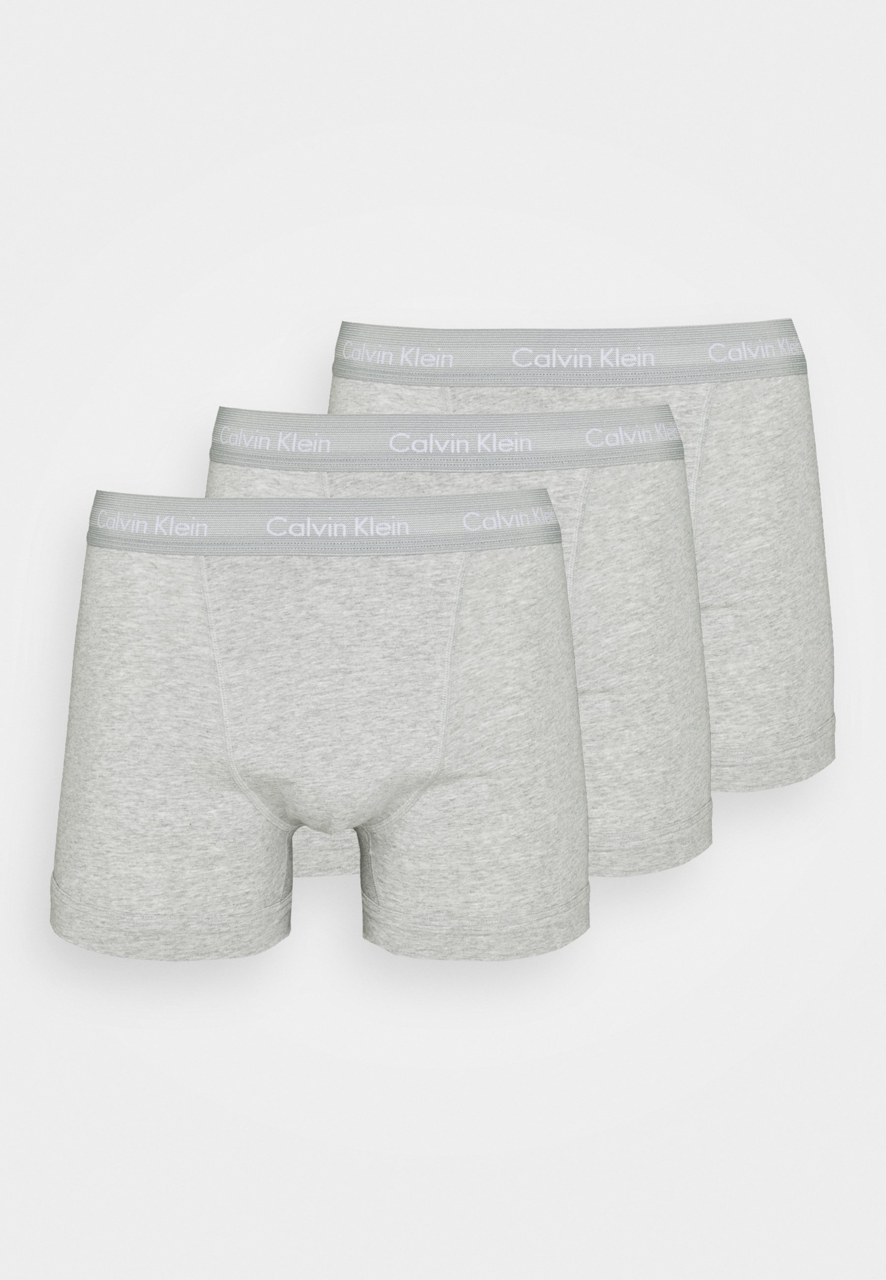 Calvin Klein Underwear TRUNK 3 PACK COTTON STRETCH - Pánské kalhotky - black