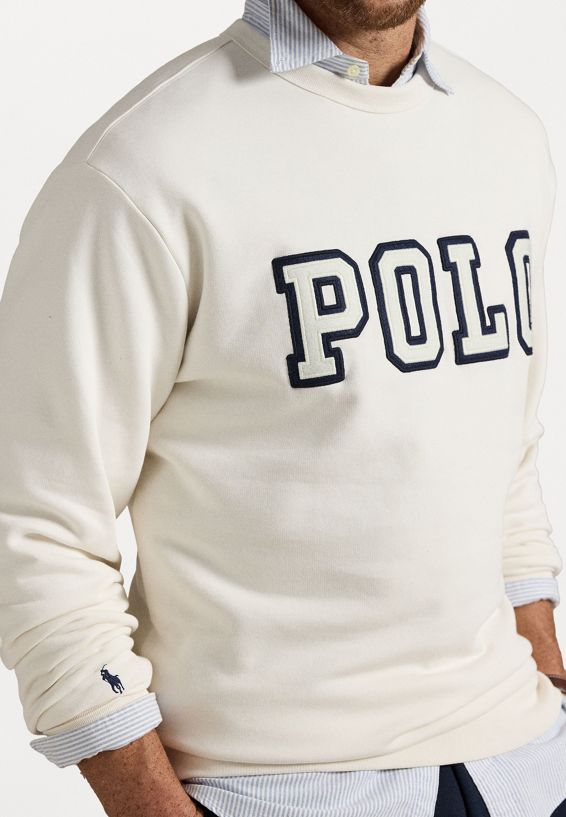 Sweat-shirt polaire Polo Ralph Lauren grandes tailles avec logo - Nevis
