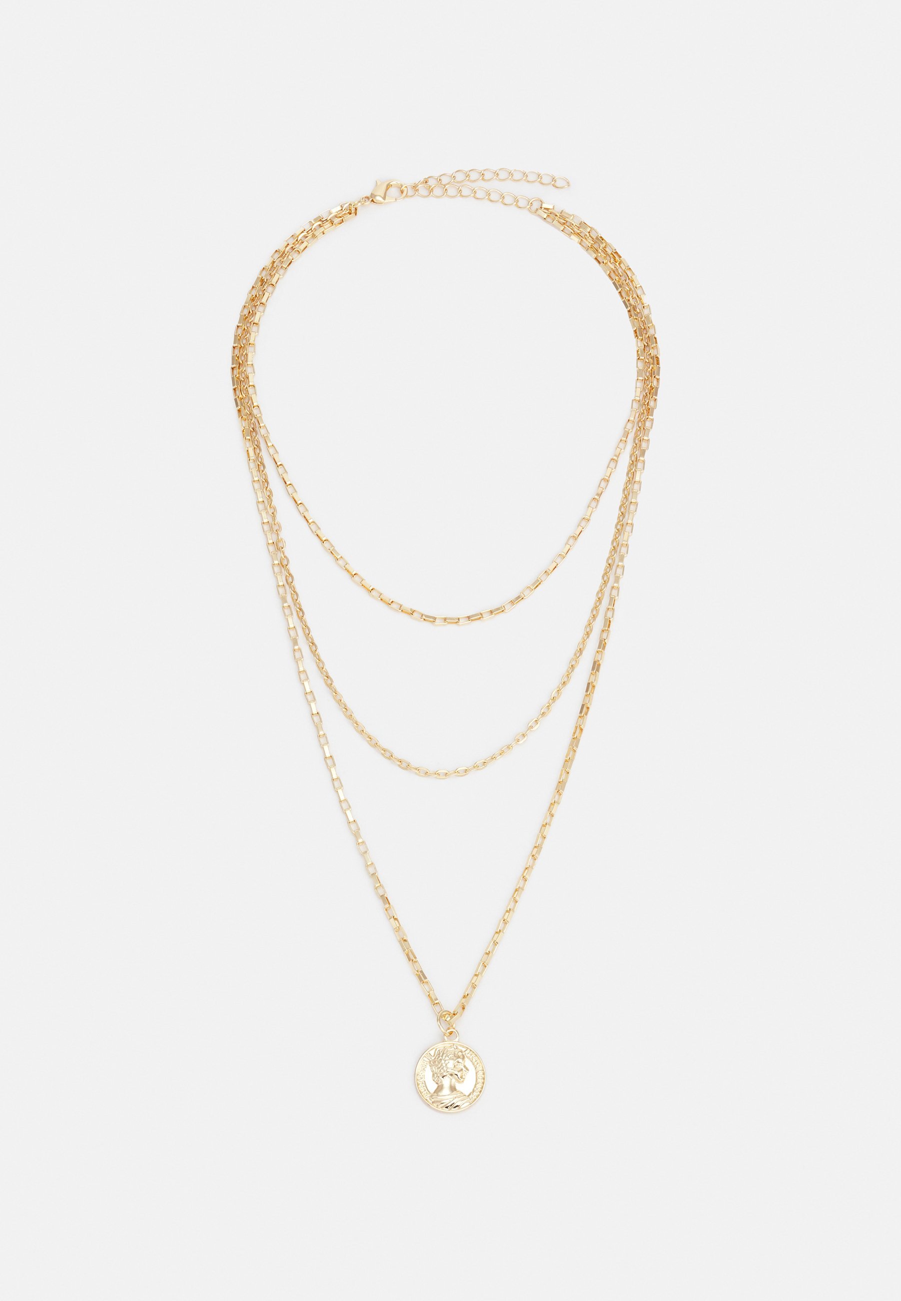 Urban Classics LAYERING AMULET KETTING UNISEX - Ketting - goudkleurig