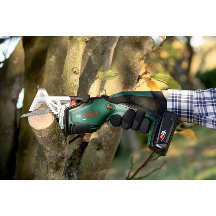 Elagueur sans fil Bosch - Keo 18V (diamètre de coupe 80 mm) + batterie