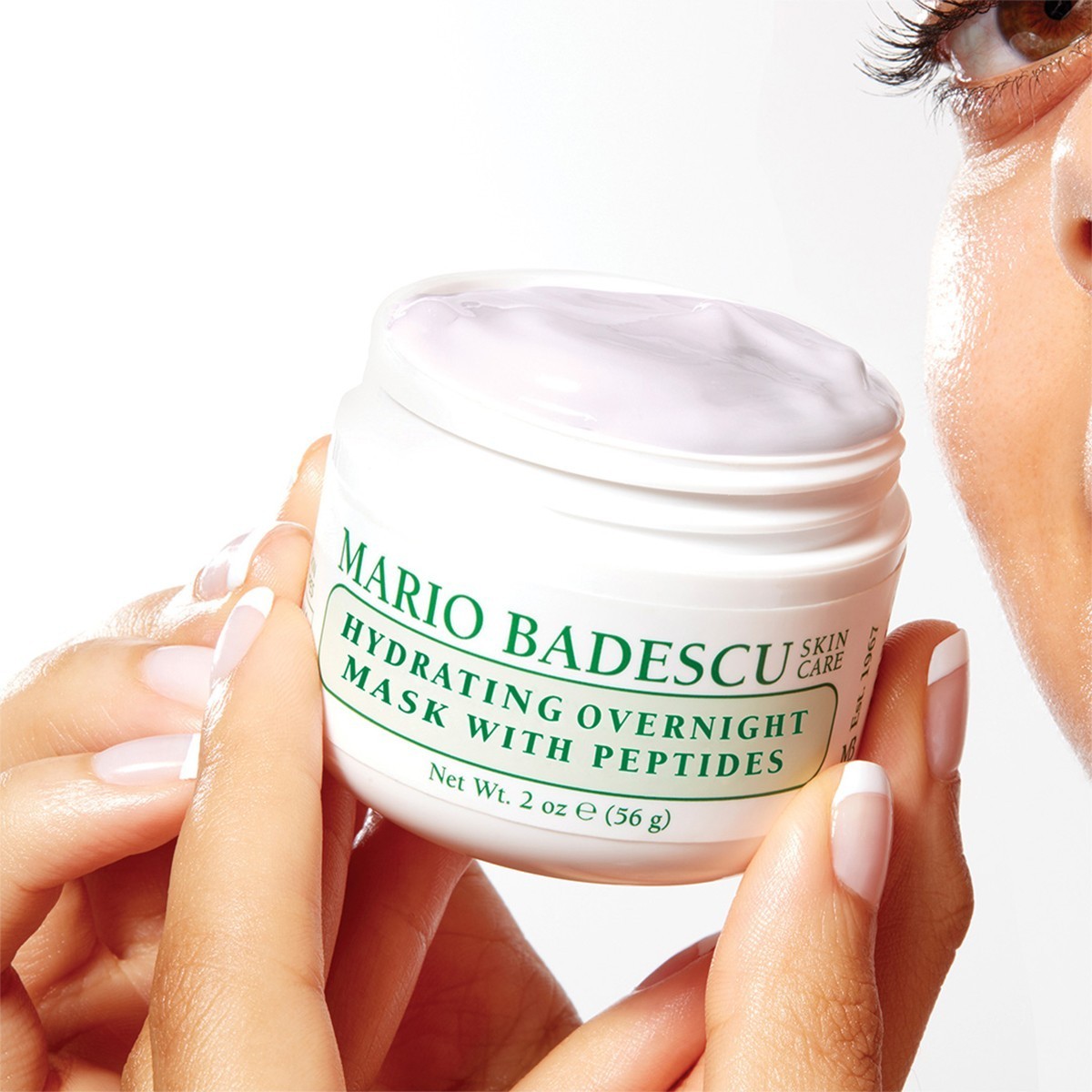 Mario Badescu Glow Mask mitrinoša nakts maska ar peptīdiem - 59 ml
