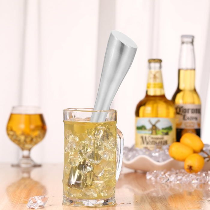 Exprimidor de limones de acero inoxidable, martillo para hielo, triturador de tallos, prensa de frutas