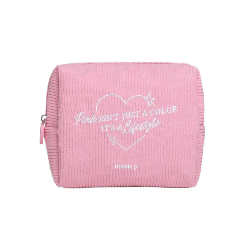 Accessori Corduroy Beauty - Pink - Beauty Case